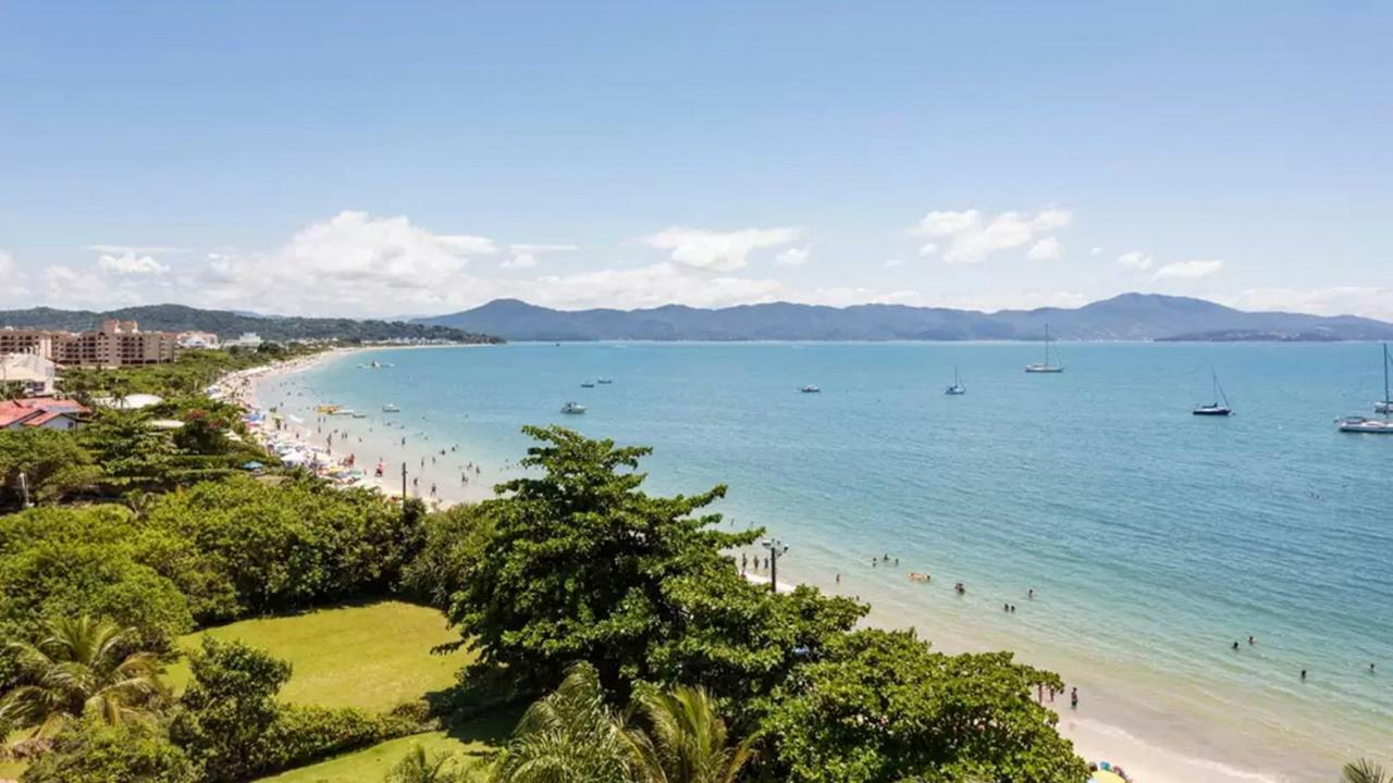 Mergulho No Mar De Jurere Com Vista Frontal Florianópolis Kültér fotó