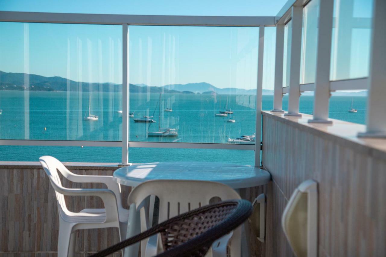 Mergulho No Mar De Jurere Com Vista Frontal Florianópolis Kültér fotó